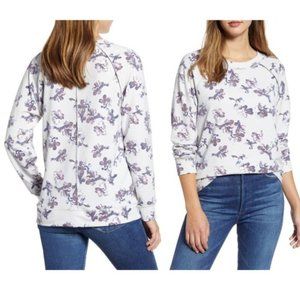 Caslon Top Cozy Pullover Floral Print NWT
